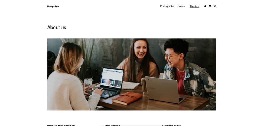 テストしたKirbyのページ