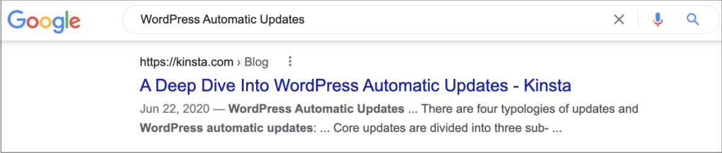 Google title tag rewrite.