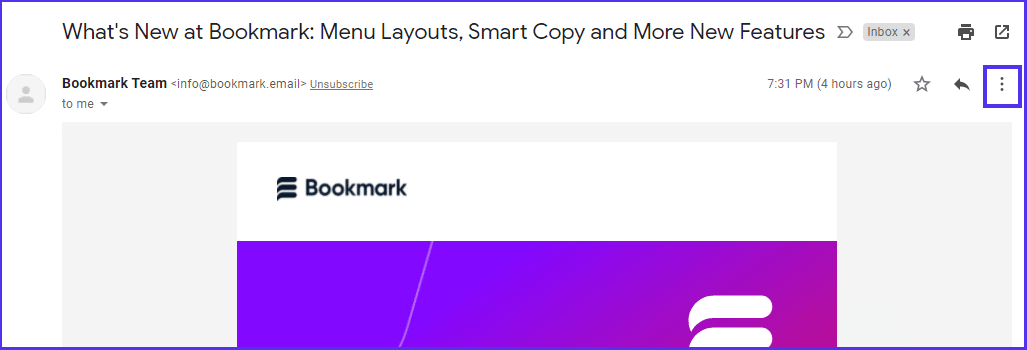 ドロップダウンメニューを開く