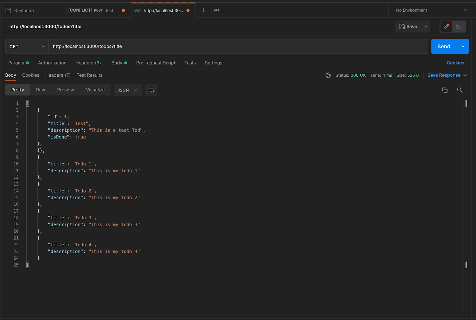 Lista de tareas de Nest.js