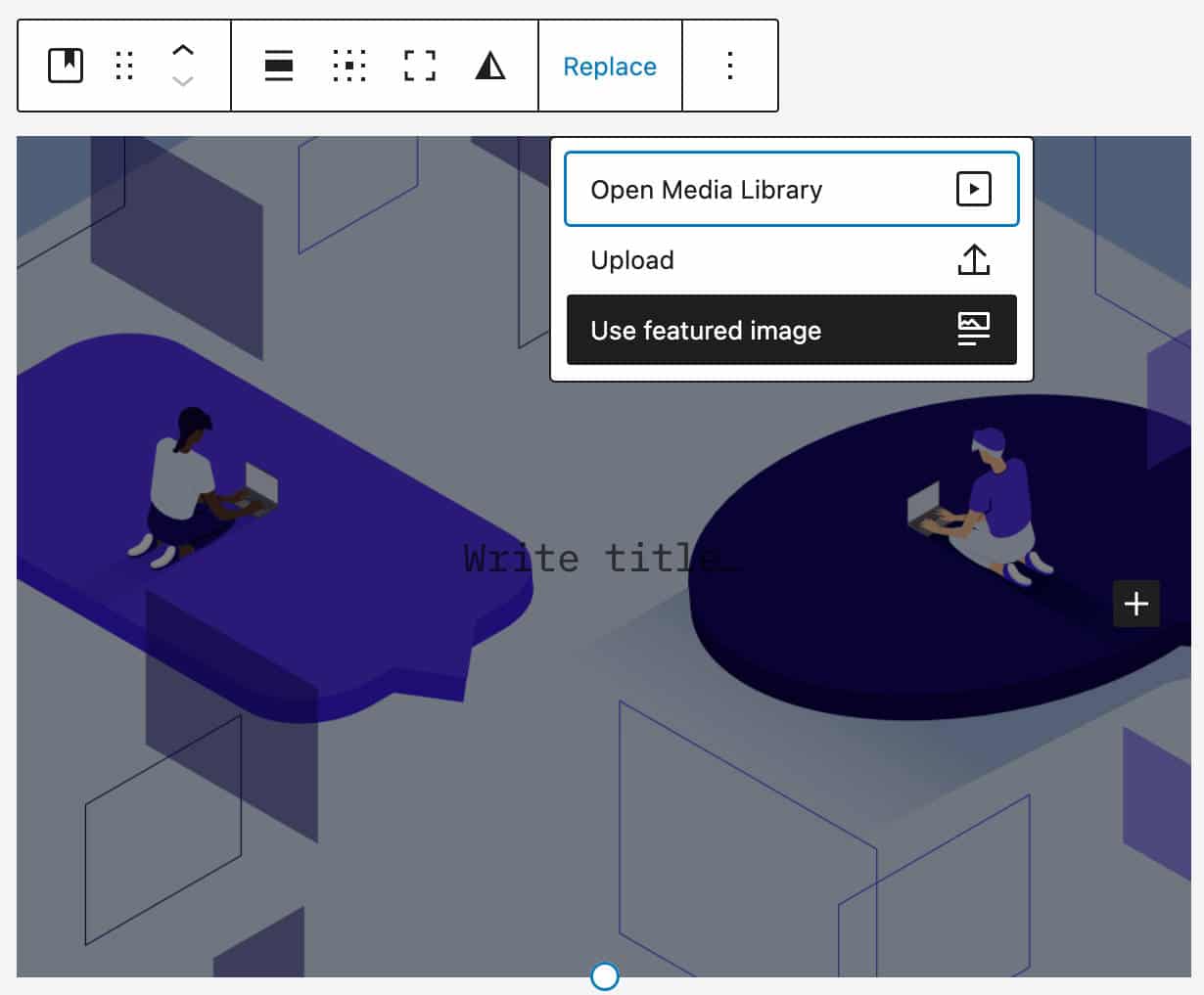 Use Featured Images in media replace flow in WordPress 6.1