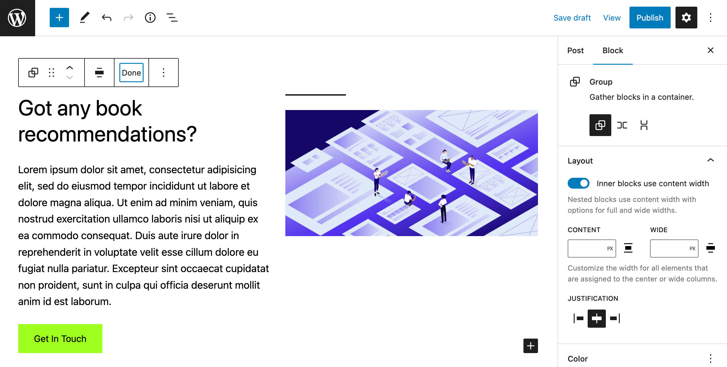 Content-only editing disabled